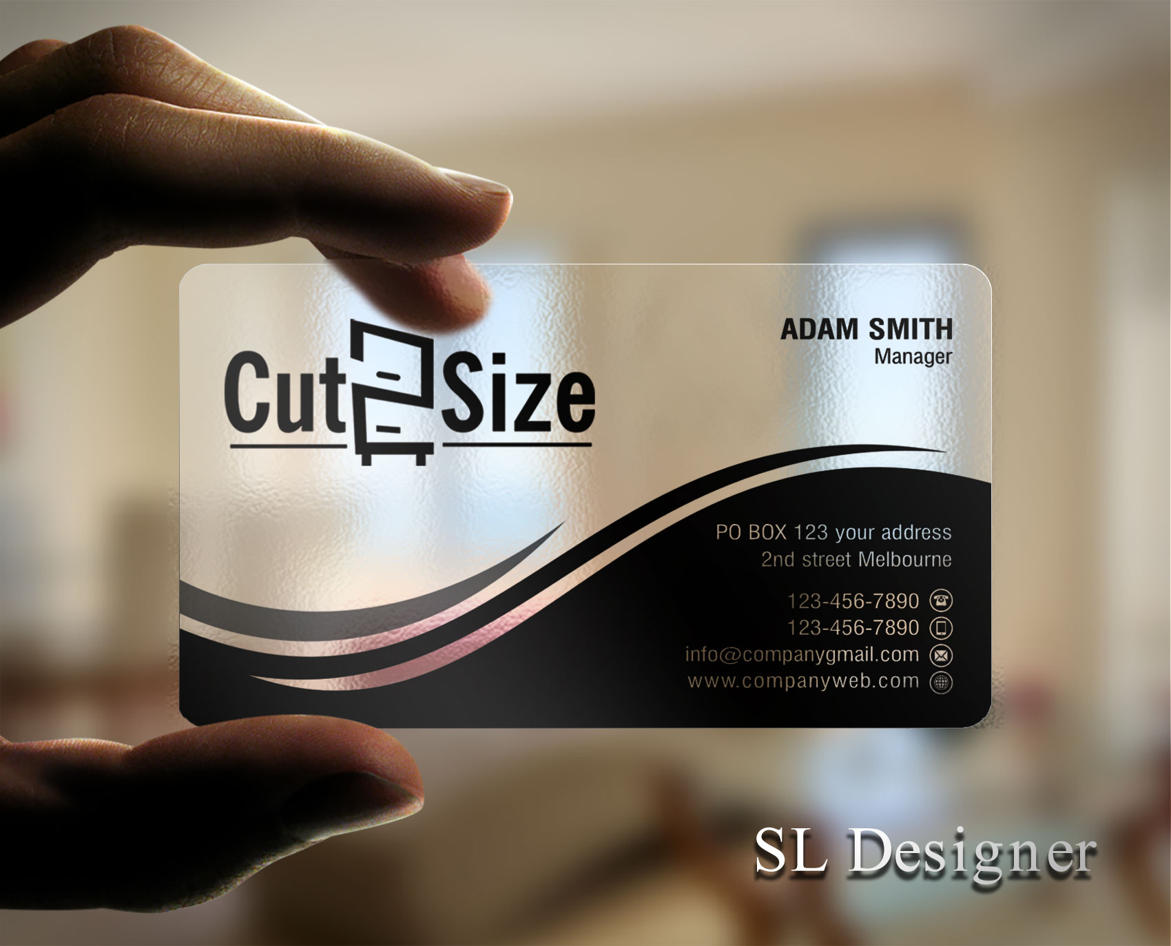 Diseño de Tarjeta de Presentación por SL Designer para DreamSpace Interiors Corp. | Diseño #24959982