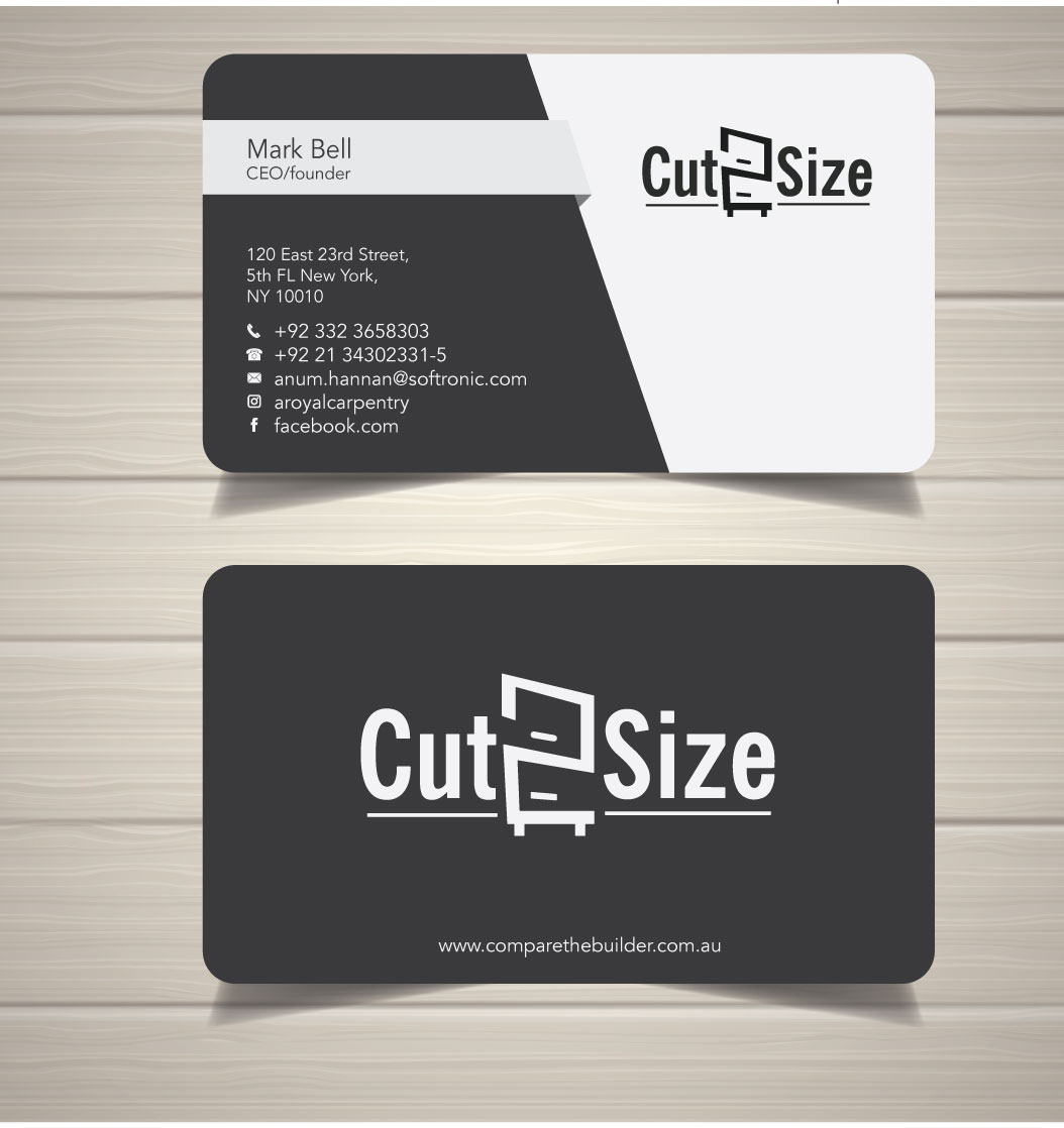 Business Card Design by zumur 2 for DreamSpace Interiors Corp. | Design #24958399