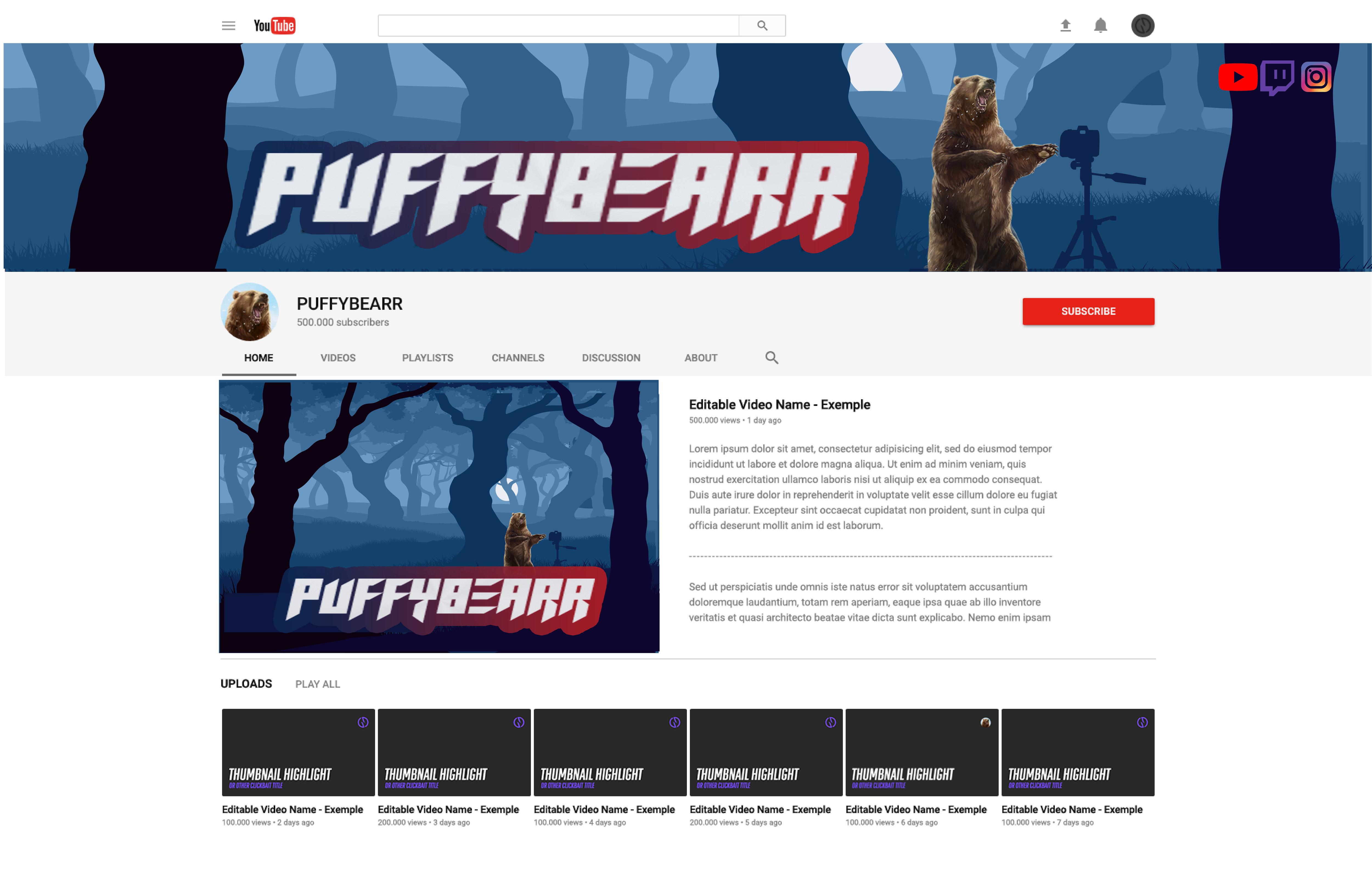 YouTube-Design von Pint & Promotional Projects für dieses Projekt | Design #24985208