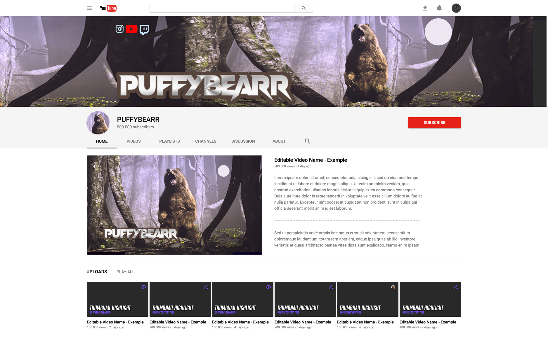 YouTube-Design von Pint & Promotional Projects für dieses Projekt | Design #24989546