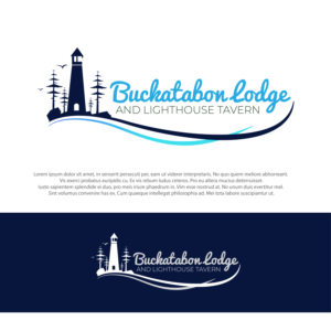 Buckatabon Lodge and Lighthouse Tavern | Logo Design by farady
