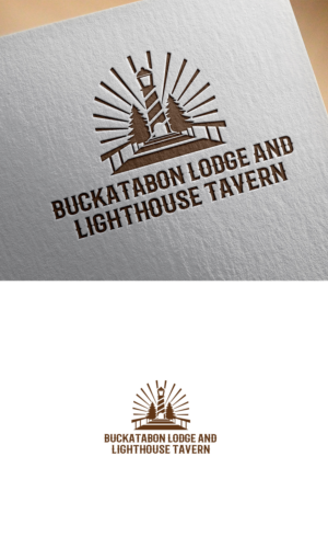 Buckatabon Lodge and Lighthouse Tavern | Logo Design by logo_s