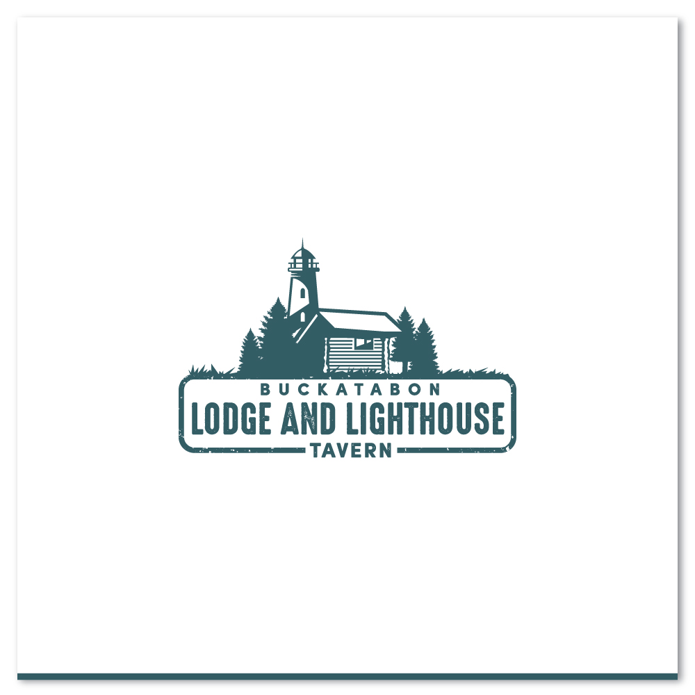 Logo Design by Sujit Banerjee for Buckatabon Lodge and Lighthouse Inn | Design #24972269