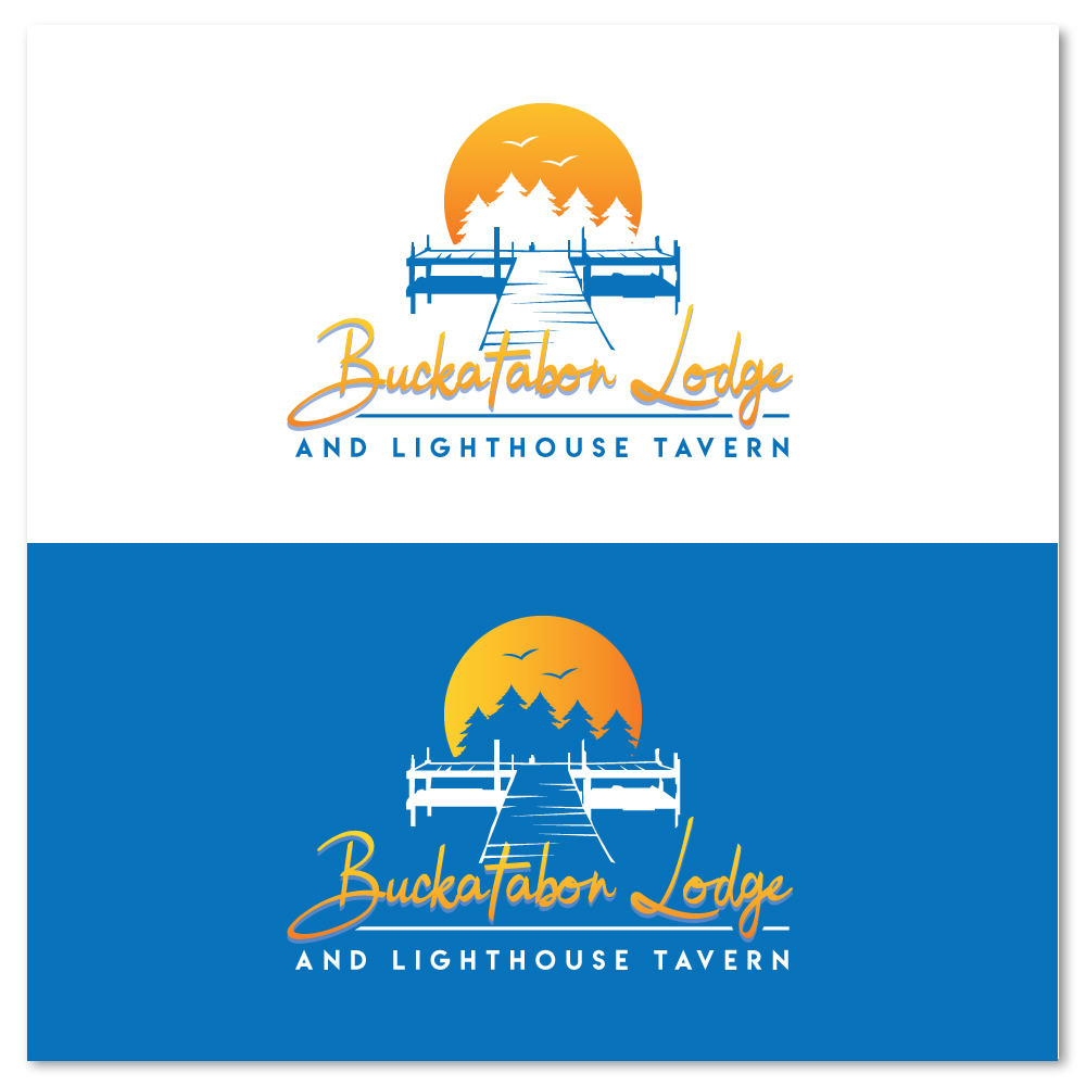Logo-Design von Sujit Banerjee für Buckatabon Lodge and Lighthouse Inn | Design #24972270
