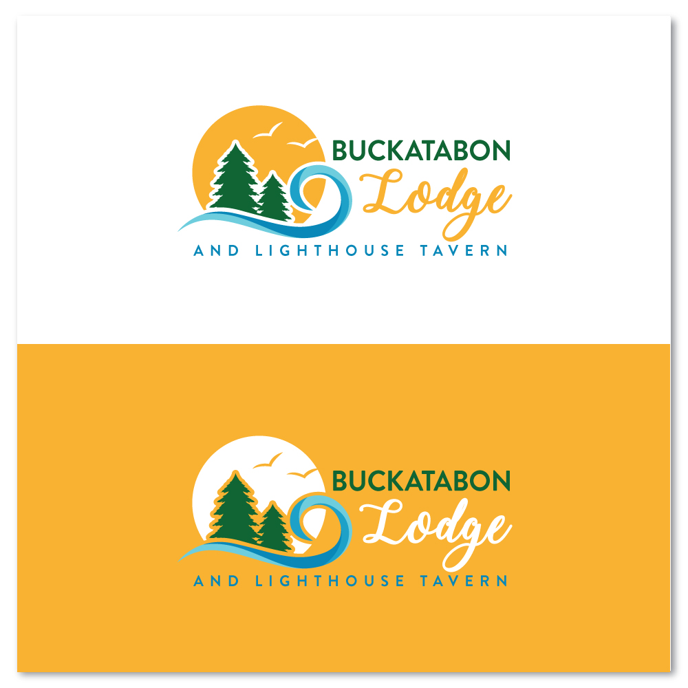 Logo Design by Sujit Banerjee for Buckatabon Lodge and Lighthouse Inn | Design #24972271