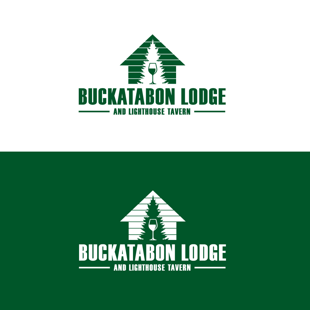Logo-Design von Sujit Banerjee für Buckatabon Lodge and Lighthouse Inn | Design #24972273