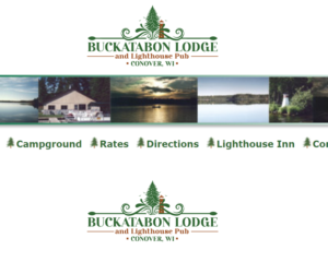 Logo Design by Rubia@ for Buckatabon Lodge and Lighthouse Inn | Design: #24968653