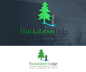 Buckatabon Lodge and Lighthouse Tavern | Logo Design by GoodTimes$$$