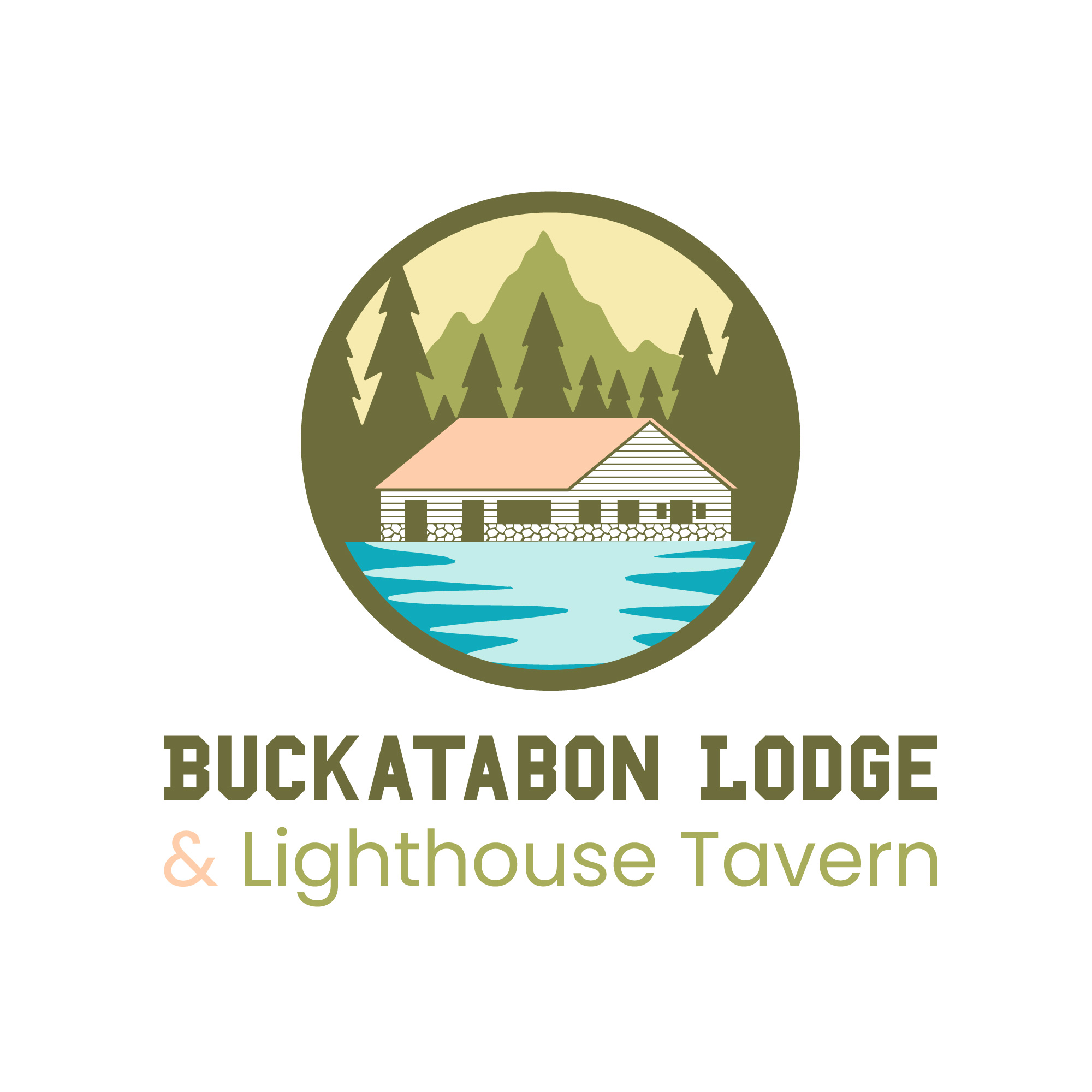 Logo Design by Bastinian for Buckatabon Lodge and Lighthouse Inn | Design #24963715