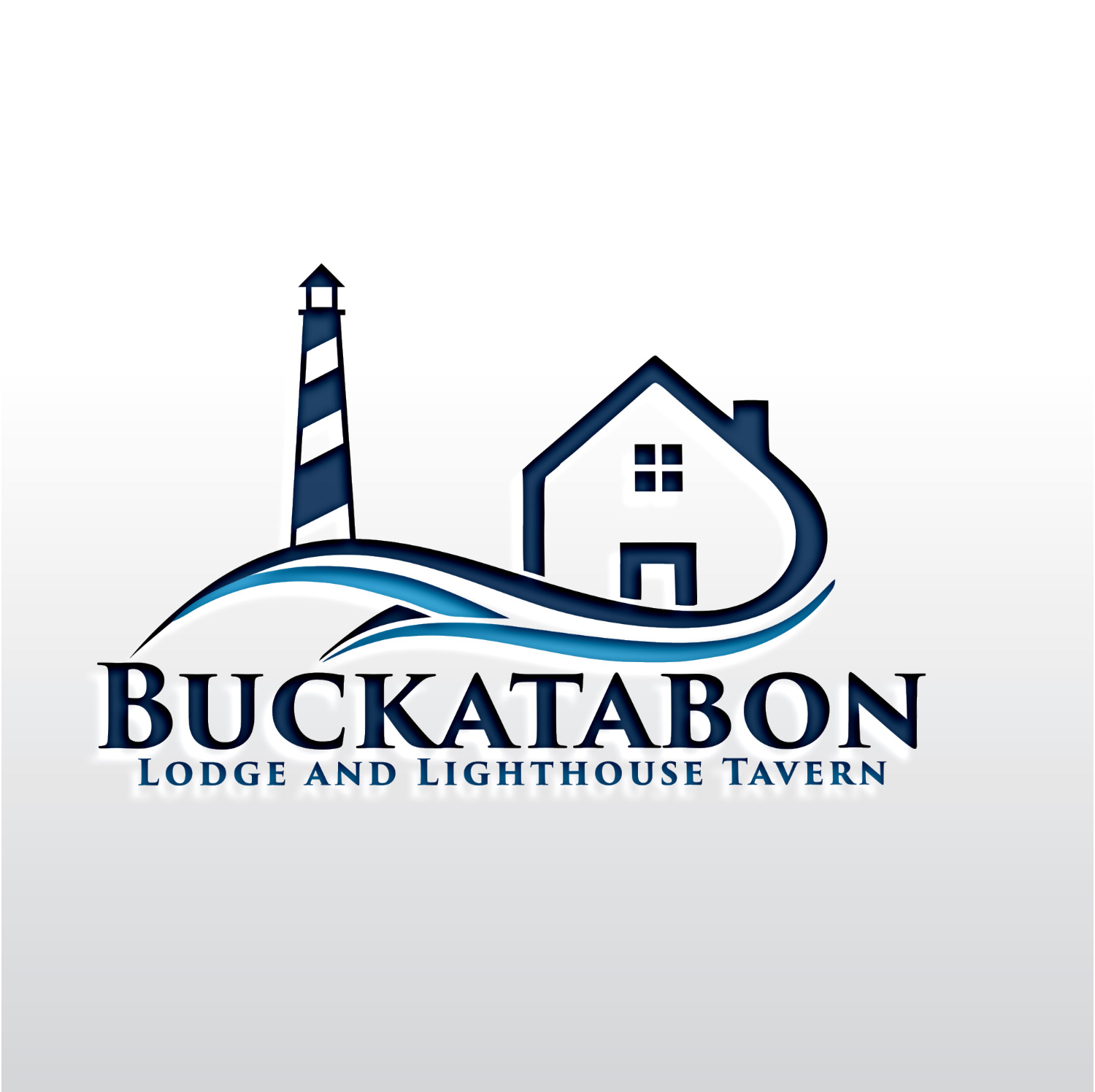 Logo Design by Jennifer Jane for Buckatabon Lodge and Lighthouse Inn | Design #25002721