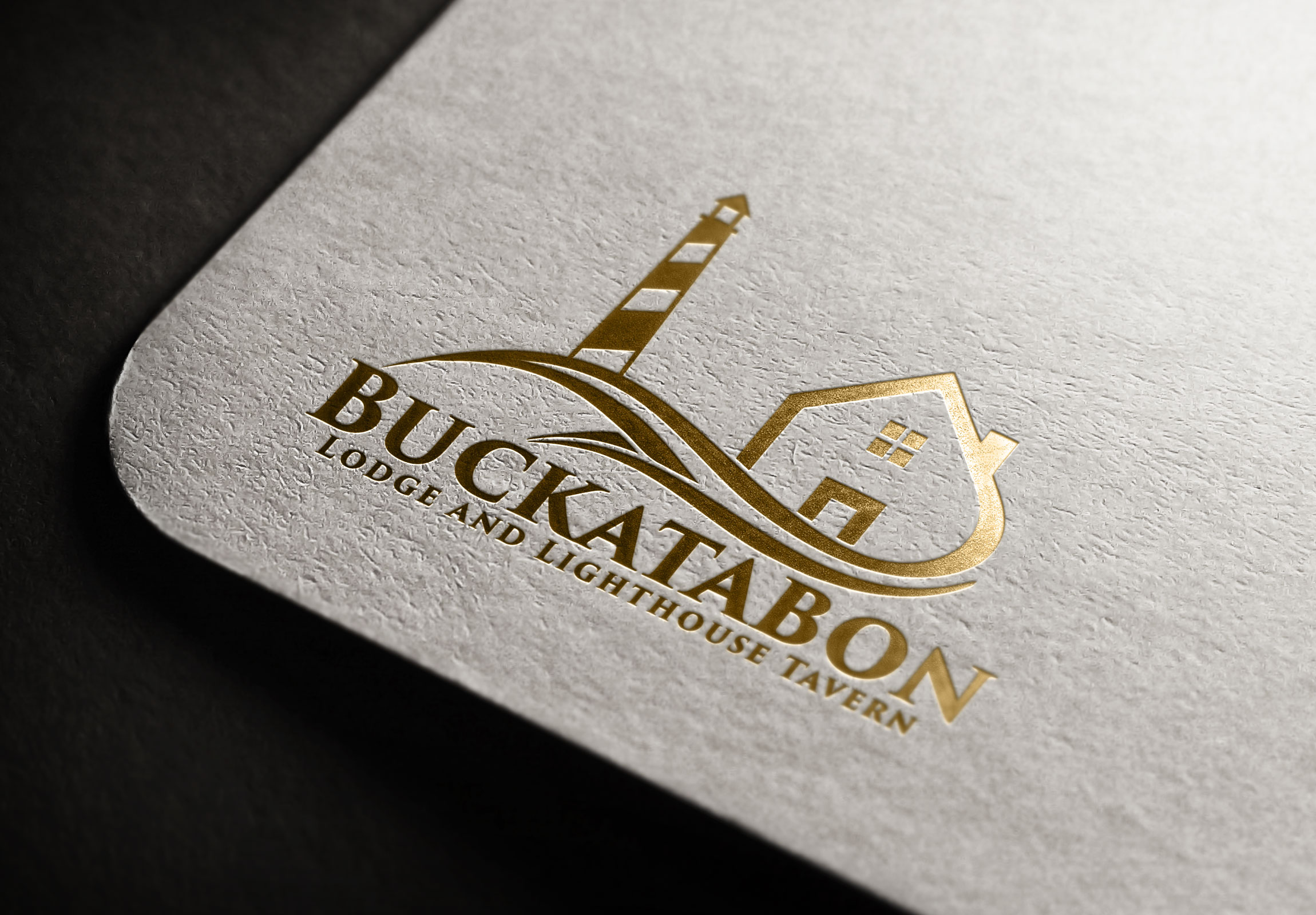 Logo Design by Jennifer Jane for Buckatabon Lodge and Lighthouse Inn | Design #25002722