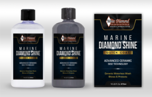 White Diamond Marine Labels | Diseño Gráfico por SAI DESIGNS