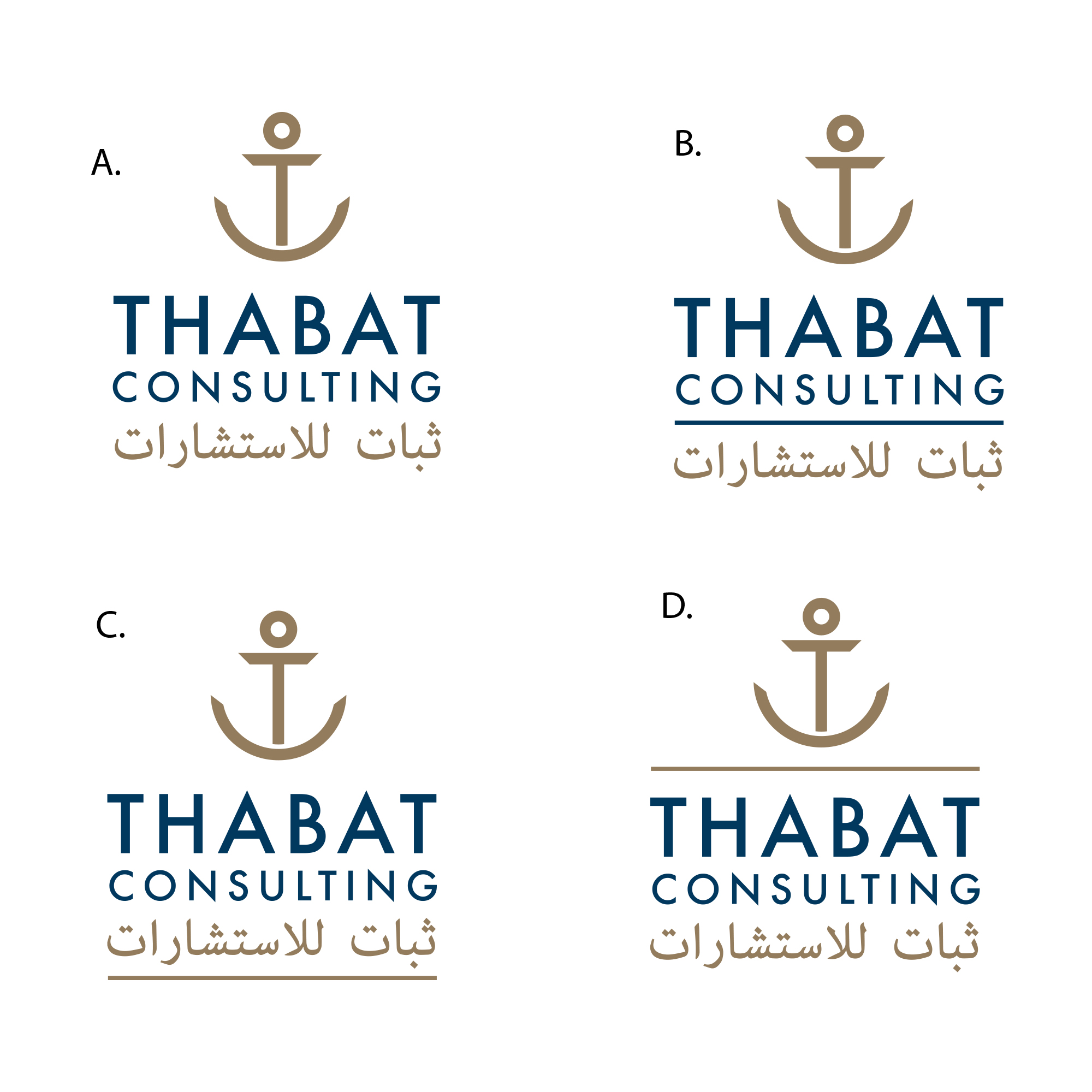 Logo Design by simple mind for THABAT Consultancy | Design #25154251