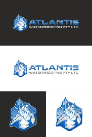 Atlantis Waterproofing Pty Ltd | Logo Design by chameerakasundb