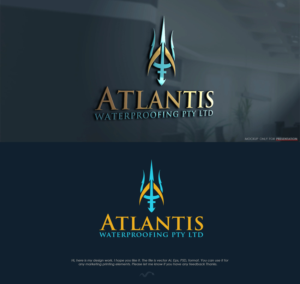 Atlantis Waterproofing Pty Ltd | Logo Design by Mono.co