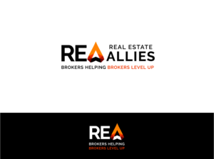 Logo Name:  Real Estate Allies       Slogan: Brokers helping brokers Level Up. | Logo Design by dharlan