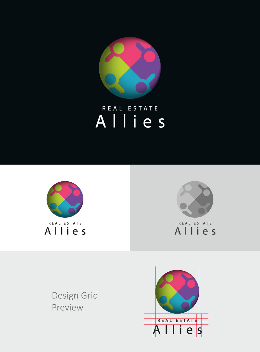 Logo Design by 3dwOrX for RED EMPRESARIO | Design #25000954