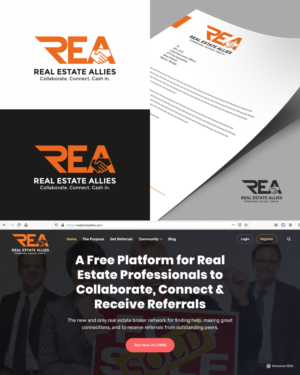 Logo Design by Regh Element for RED EMPRESARIO | Design: #24990707