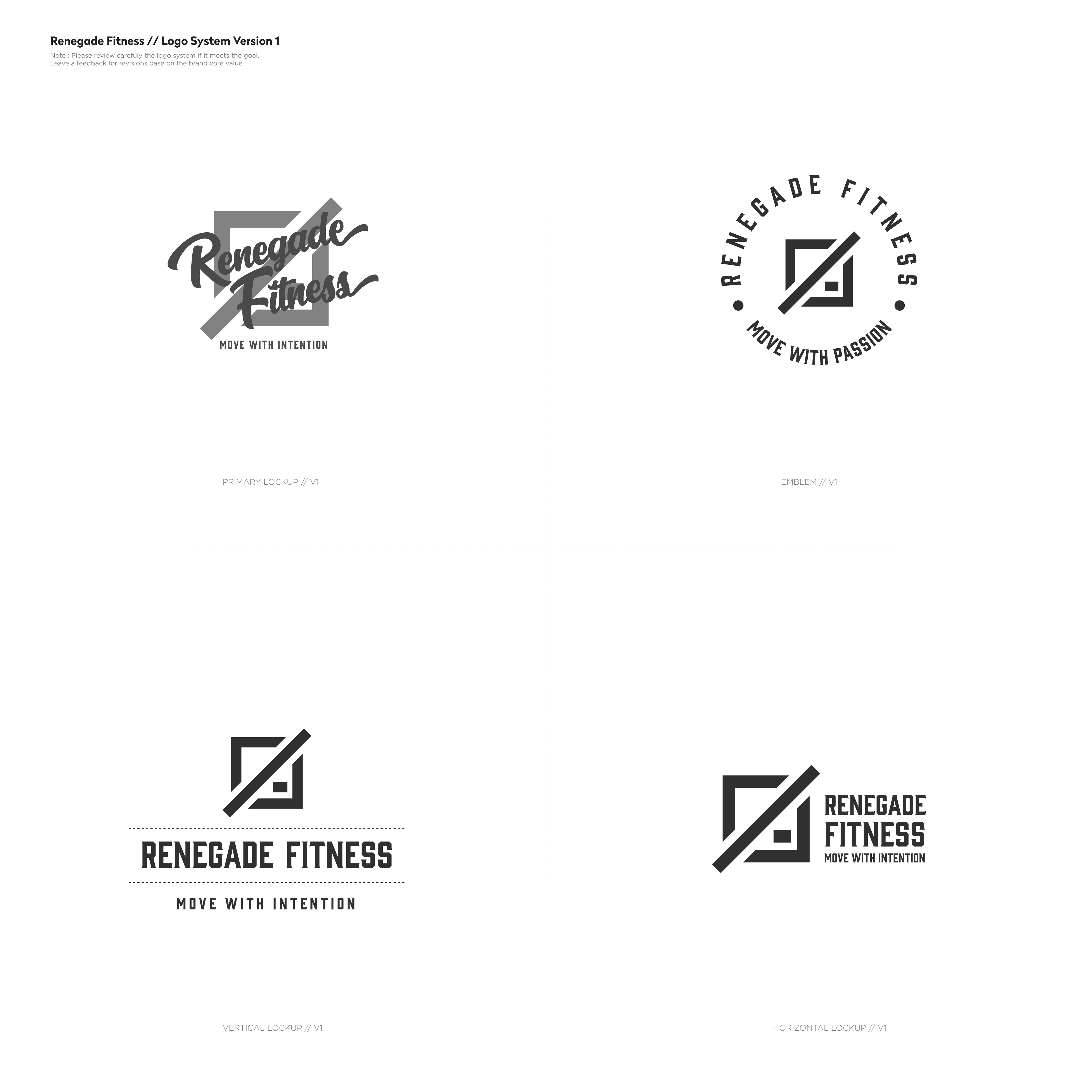 Diseño de Logo por Marc Ray para Renegade Fitness | Diseño #25006672