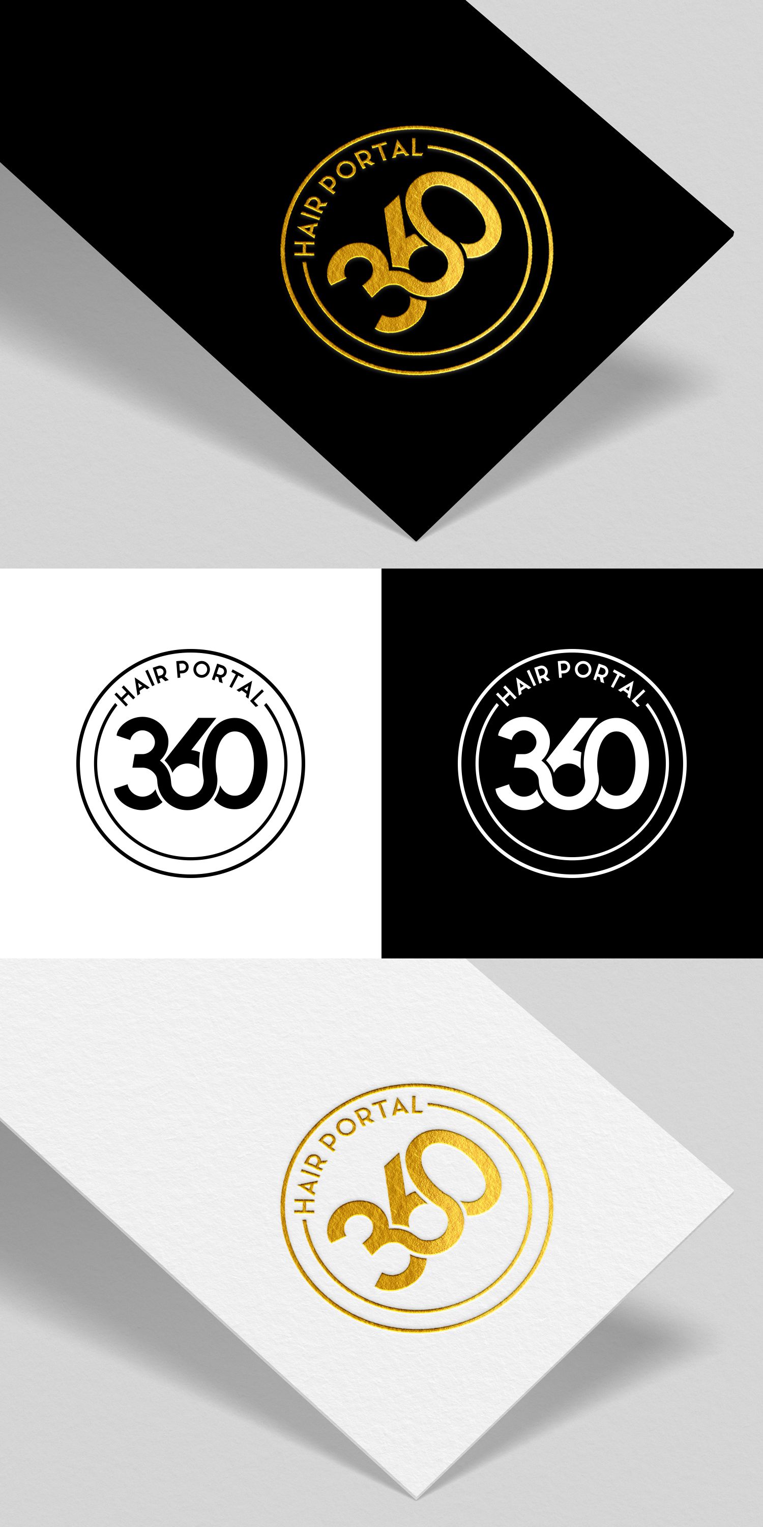 Logo Design by JesPixel for Hair portal 360 | Design #24963833