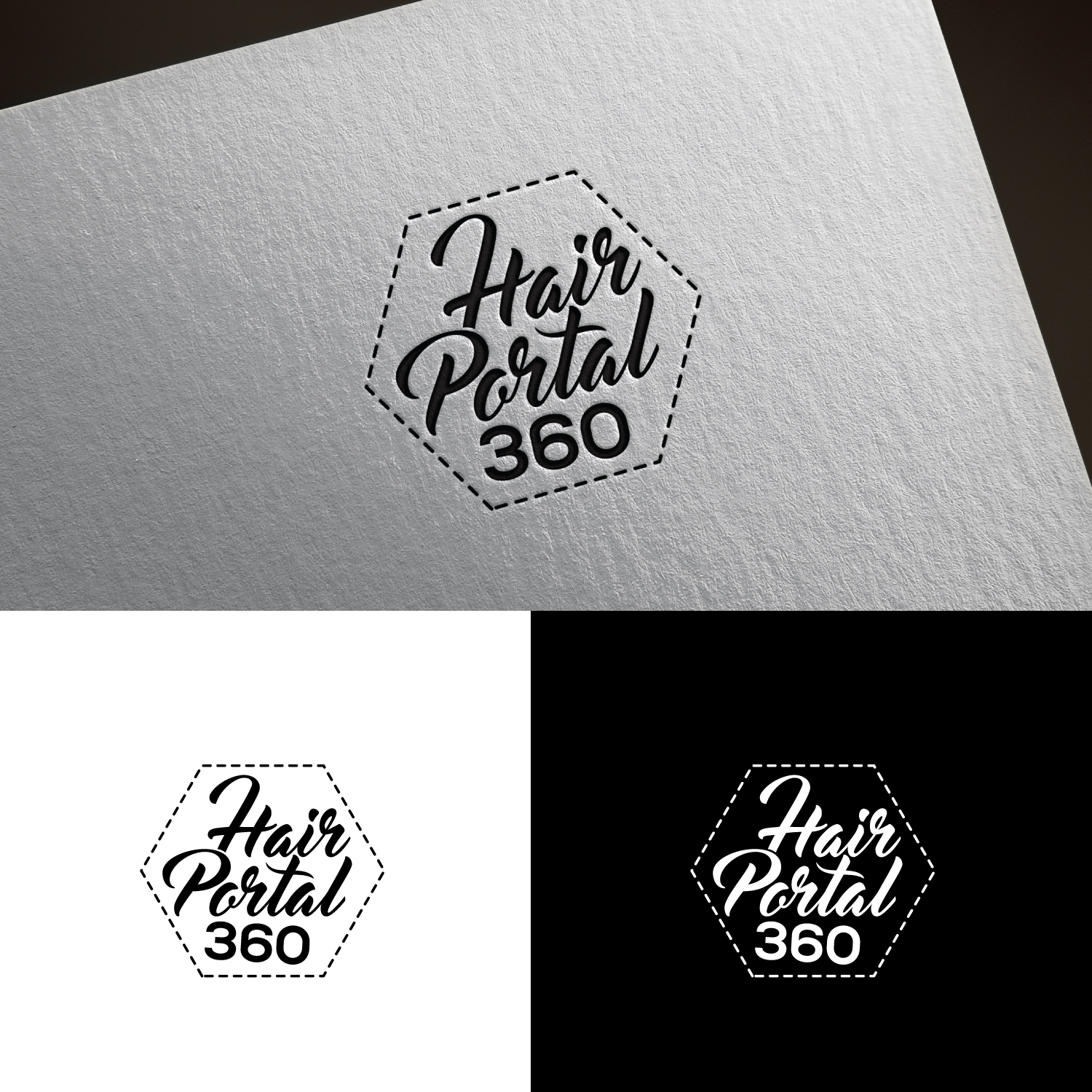 Logo Design by sankar999 for Hair portal 360 | Design #24963925