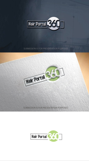 Logo Design by graphicevolution for Hair portal 360 | Design: #24963788