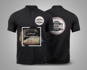 Diseño de Camiseta por Sheetal Dave para Barrel 55 bbr | Diseño: #25009752