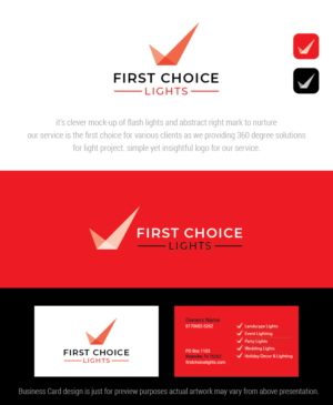 First Choice Lights | Logo Design by nandkumar