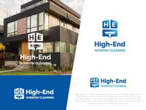 High-End Window Cleaning | Logo Design by dharlan