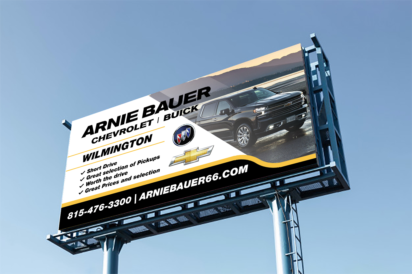 Billboard Design by Deziners Zone for Arnie Bauer | Design #24975575