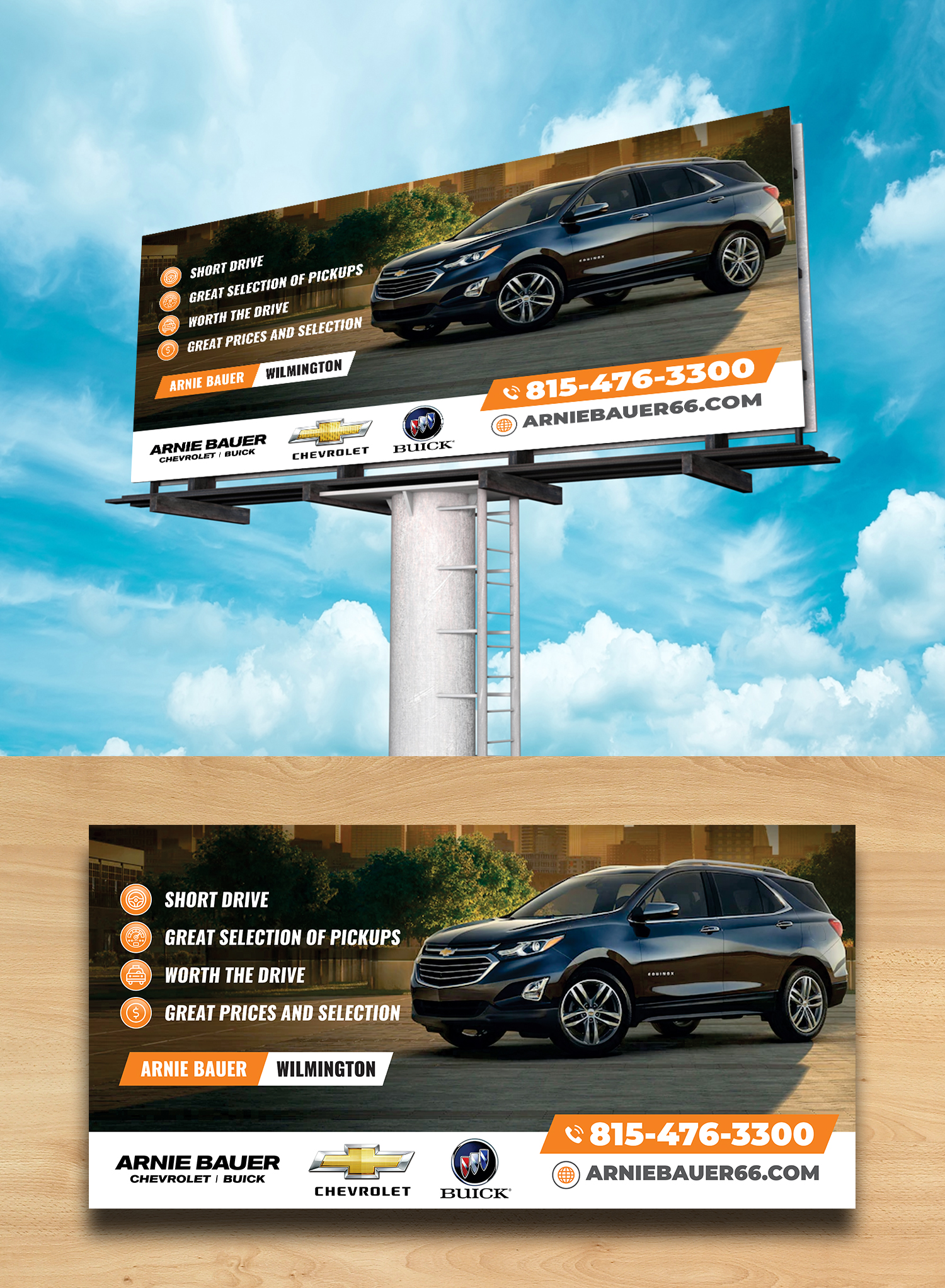Billboard Design by ecorokerz for Arnie Bauer | Design #24988342