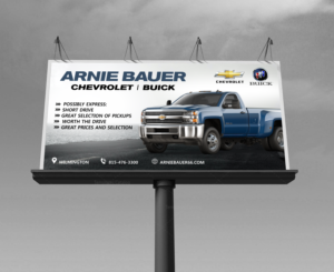 Billboard Design by sonu parmar for Arnie Bauer | Design: #24975255
