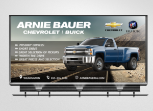 Billboard Design by sonu parmar for Arnie Bauer | Design: #24975280