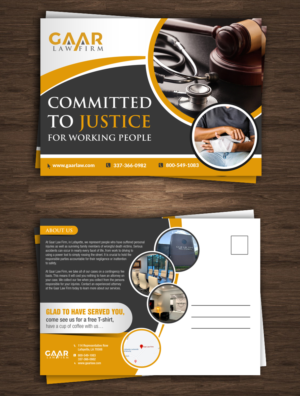 Louisiana personal injury attorney needs a postcard design | Postkarten-Design von rug