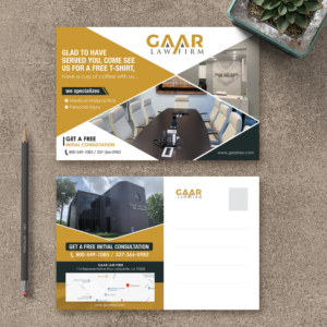 Louisiana personal injury attorney needs a postcard design | Postkarten-Design von aspiremedia