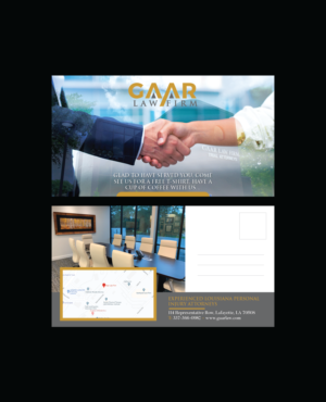 Louisiana personal injury attorney needs a postcard design | Postcard Design by Benson M.