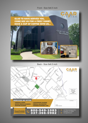 Postcard Design by Fine Graphics House for this project | Design: #25012425