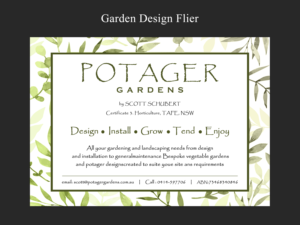 Garden Design Flier | Flyer Design by ARTOGRAPHY