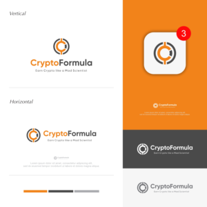Crypto Formula - Earn Crypto like a Mad Scientist | Diseño de Logo por Alexturner