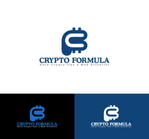 Crypto Formula - Earn Crypto like a Mad Scientist | Logo Design by Aditya.DwiRama