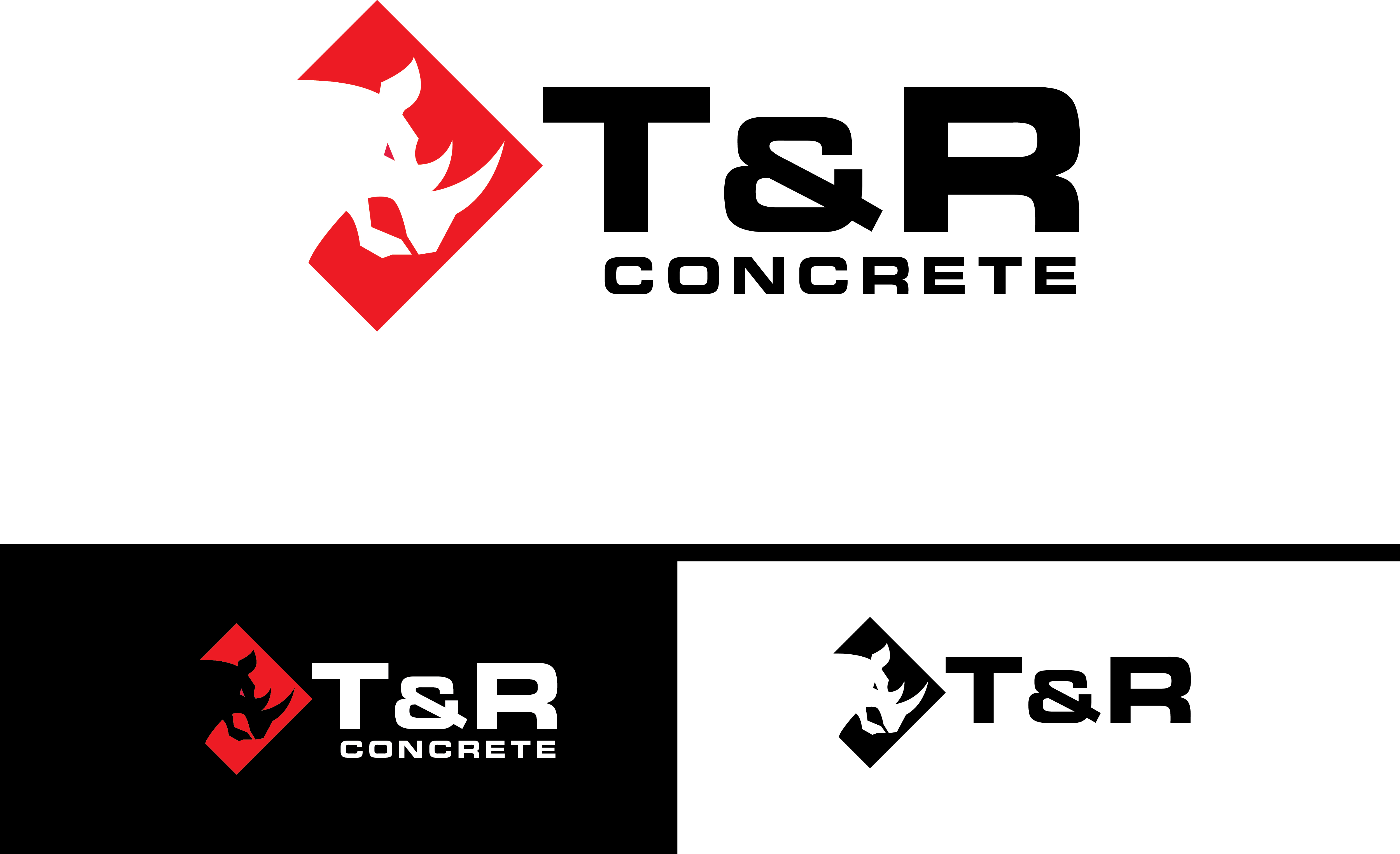 Logo Design by renderman for T & R Concrete Services LLC  | Design #25003808
