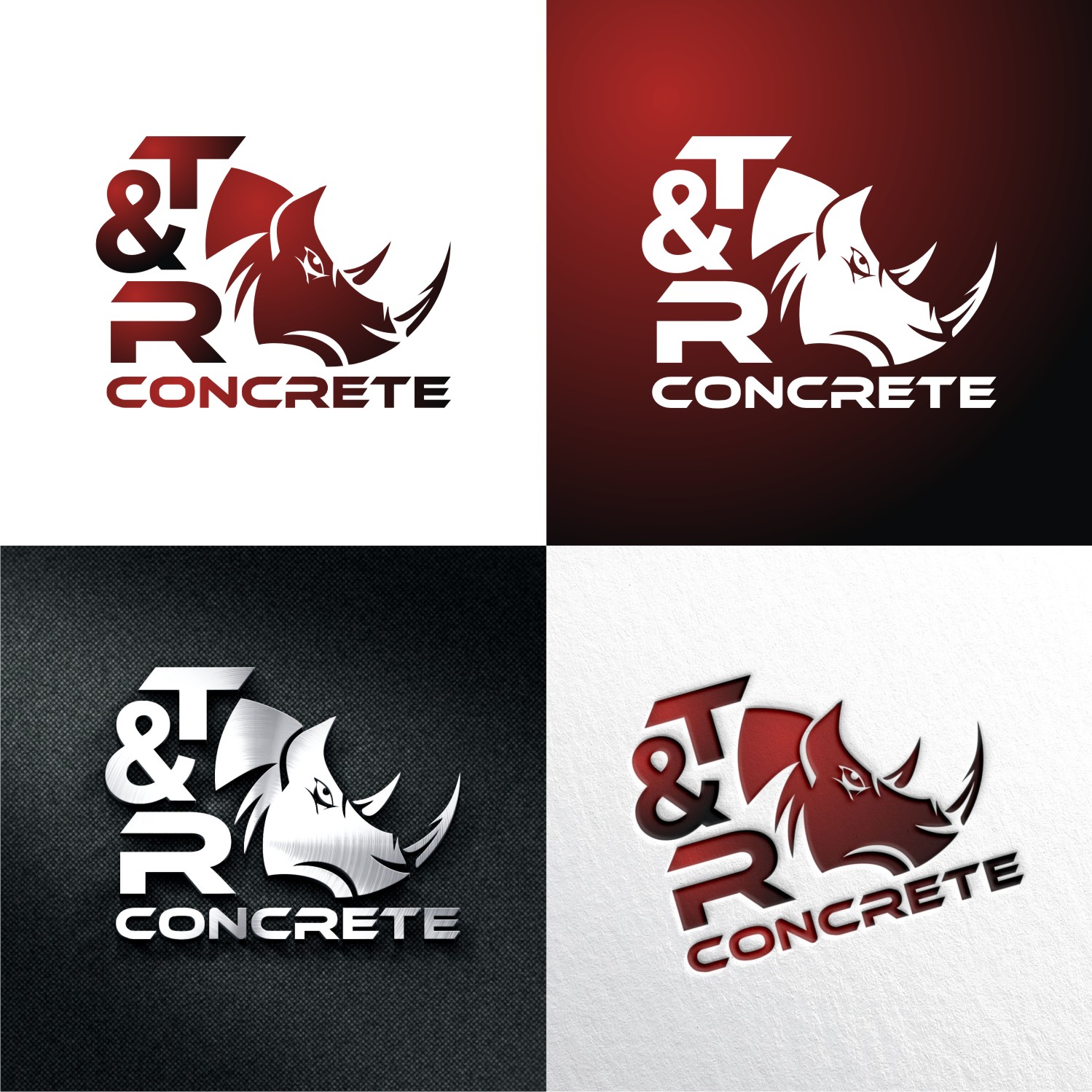 Logo-Design von Hardwork für T & R Concrete Services LLC  | Design #25017579