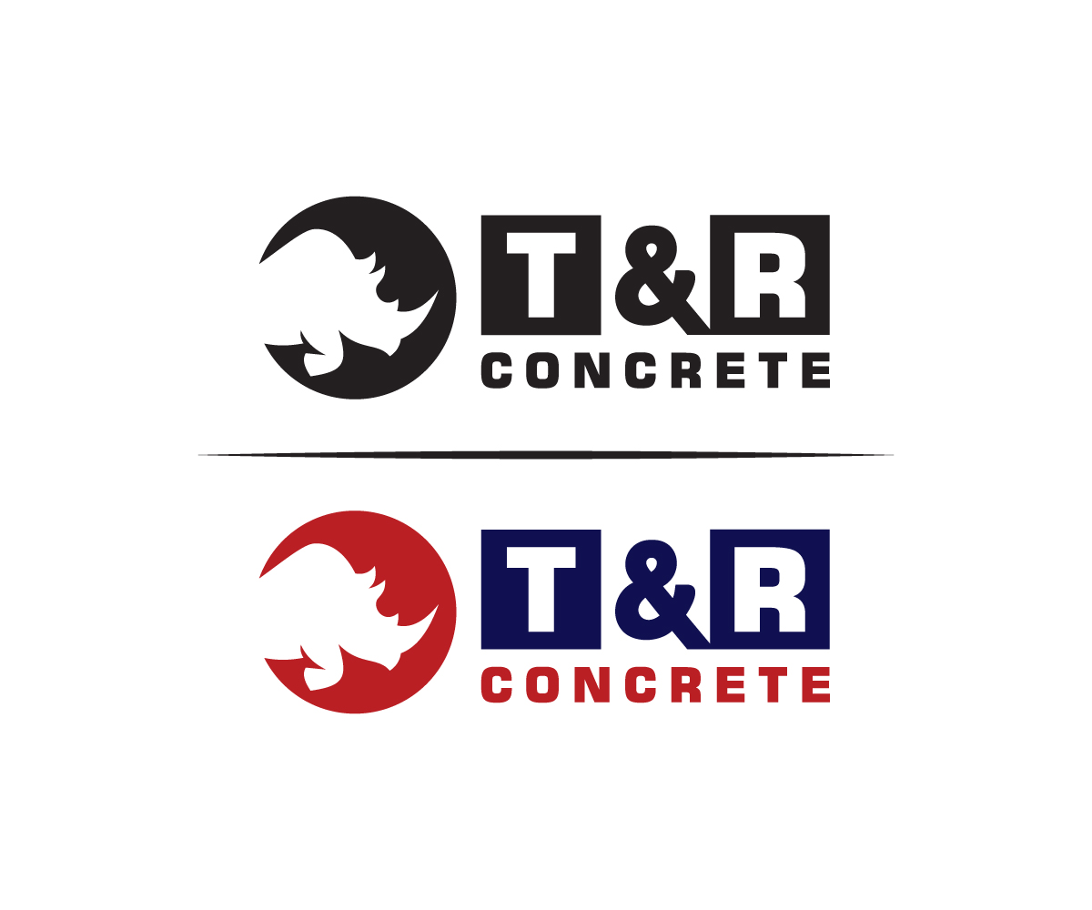 Logo Design by taufik_alrahman for T & R Concrete Services LLC  | Design #25009100