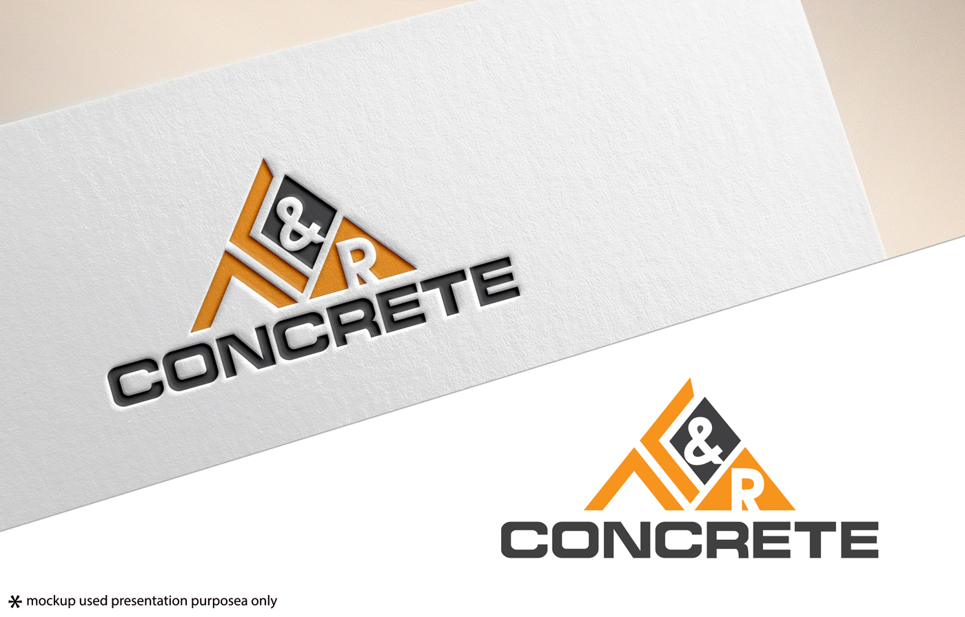 Logo Design by Rubia@ for T & R Concrete Services LLC  | Design #25005668