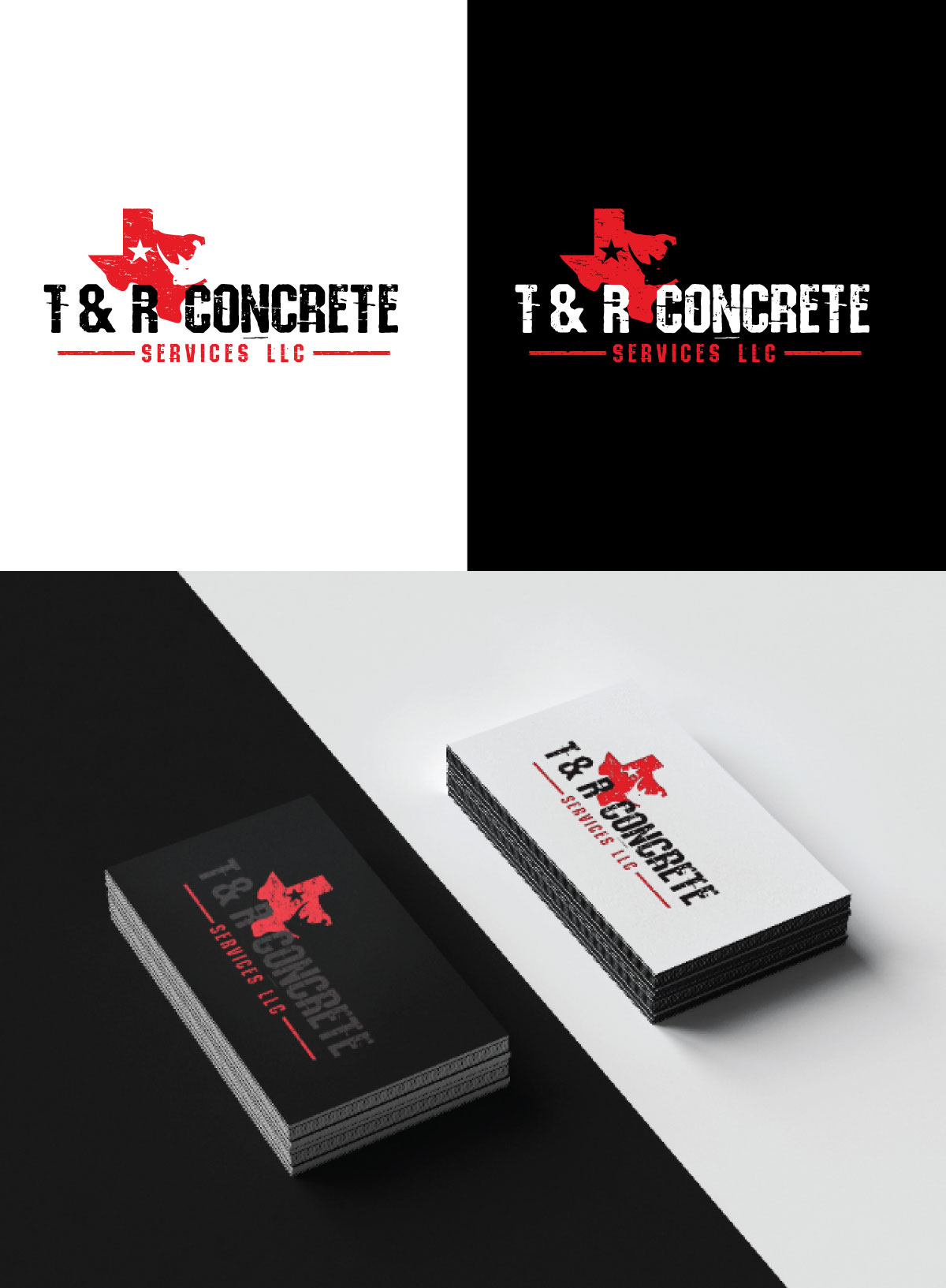 Logo-Design von arrow goal für T & R Concrete Services LLC  | Design: #25043614