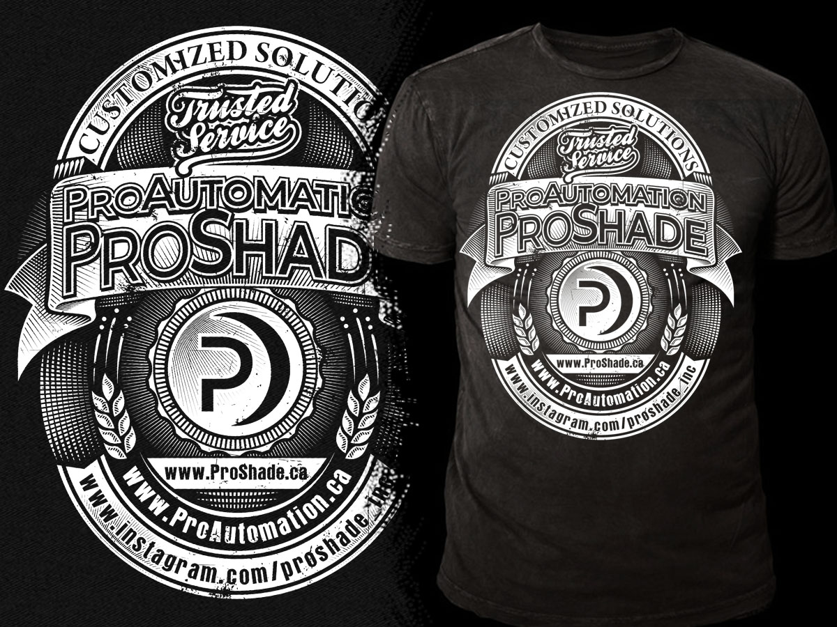 T-shirt Design by Falih A for ProShade Inc | Design #24994682