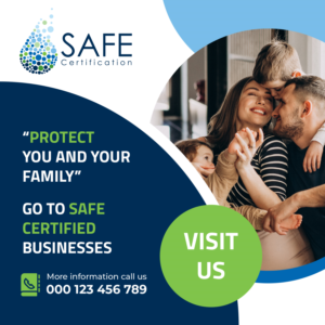 SAFE Banner Ads for businesses who are keeping up with CDC guidelines | Banner Ad Design by Lauren