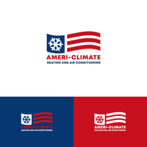 Ameri-Climate Heating And Air Conditioning | Logo Design by Rayn Design