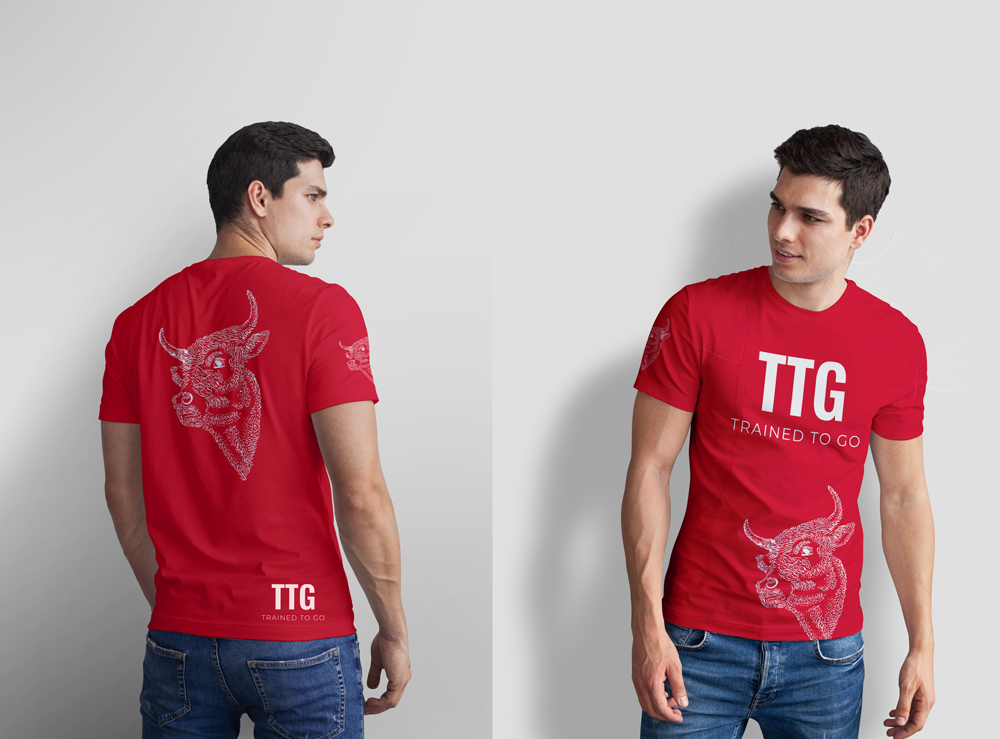 T-shirt Design by Amamda for TTG Fittnes | Design #25000016