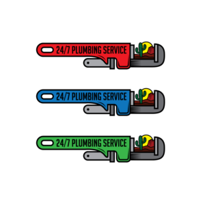 24/7 - Service on the Wrench handle. For the slogan "Help has arrived!" | Logo-Design von Graphic Bricks